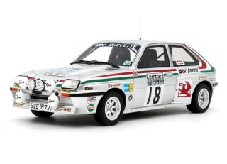 VAUXHALL CHEVETTE 2300 HSR GREY JIMMY MCRAE / MIKE NICHOLSON LOMBARD RALLY (RAC) 1980 OttO mobile 1:18 Resinemodell (Türen, Motorhaube... nicht zu öffnen!)