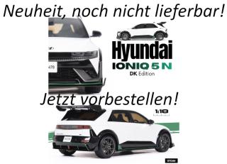 HYUNDAI IONIQ 5N DK EDITION ATLAS WHITE MATT 2025 OttO mobile 1:18 Resinemodell (Türen, Motorhaube... nicht zu öffnen!) Lieferbar ab Anfang Juli 2026