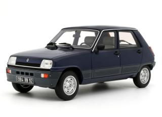 RENAULT 5 GTL BLEU ROI 198 OttO mobile 1:18 Resinemodell (Türen, Motorhaube... nicht zu öffnen!)