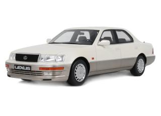 Lexus LS 400 Diamond White Pearl 051 1992 OttO mobile 1:18 Resinemodell (Türen, Motorhaube... nicht zu öffnen!)