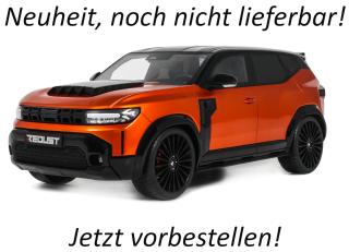 Dacia Duster Redust Sport 4X2 Hybrid - Metallic Orange -  2025 OttO mobile 1:18 Resinemodell (Türen, Motorhaube... nicht zu öffnen!) Available from early September 2026