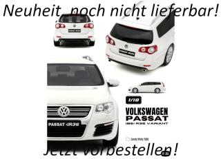 VOLKSWAGEN VW PASSAT (B6) R36 VARIANT CANDY WHITE 2008 OttO mobile 1:18 Resinemodell (Türen, Motorhaube... nicht zu öffnen!) Lieferbar ab Anfang Januar 2027