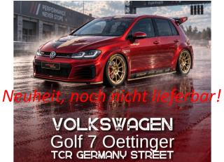 VOLKSWAGEN VW GOLF 7 OETTINGER TCR GERMANY STREET CANDY RED 2019 Otto Project Car OttO mobile 1:18 Resinemodell (Türen, Motorhaube... nicht zu öffnen!)  Lieferbar ab Anfang April 2027