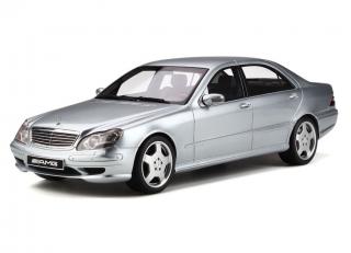 Mercedes-Benz S55 AMG (W220) Brilliant Silver Limited to: 2000 pcs OttO mobile 1:18 Resinemodell (Türen, Motorhaube... nicht zu öffnen!)