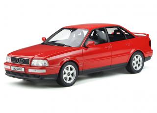 Audi 80 (B4) quattro Competition Laser Red OttO mobile 1:18 Resinemodell (Türen, Motorhaube... nicht zu öffnen!)