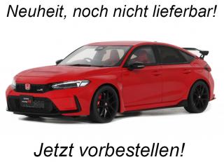 Honda Civic Type R rot 2022 OttO mobile 1:18 Resinemodell (Türen, Motorhaube... nicht zu öffnen!)  Lieferbar ab Ende Mai 2024