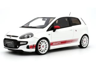 Fiat Punto Abarth Esseesse 1949 White 2010 OttO mobile 1:18 Resinemodell (Türen, Motorhaube... nicht zu öffnen!)