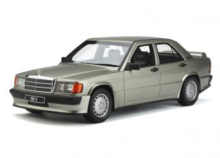 Mercedes Benz W201 190E 2.5 16S 1993 Smoke Silver Metallic OttO mobile 1:18 Resinemodell (Türen, Motorhaube... nicht zu öffnen!)