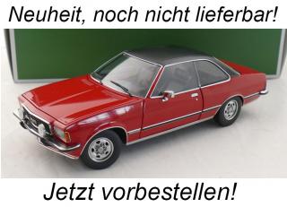 Opel Commodore B Coupé - red Touring Modelcars 1:18 Metallmodell 2 Türen, Motorhaube und Kofferraum zu öffnen!  Disponible à partir de mai 2024