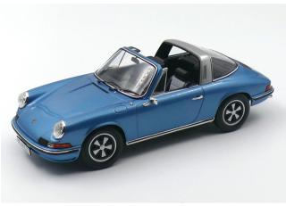 Porsche 911 S 2.4 Targa (1973) - blau metallic - limited 1000 pieces Norev 1:18 Metallmodell (Türen/Hauben nicht zu öffnen!)