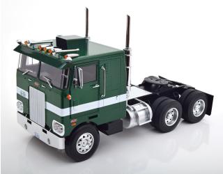 Peterbilt 352 Pacemaker 1977 grünmetallic/weiß Road Kings 1:18 funktionstüchtige Lenkung + zu öffenden Türen