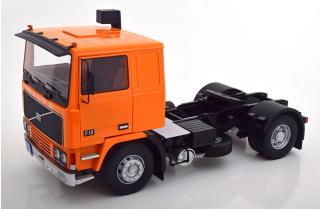 Volvo F10 1977, orange/black, with Decal-Set Road Kings 1:18 funktionstüchtige Lenkung + zu öffenden Türen