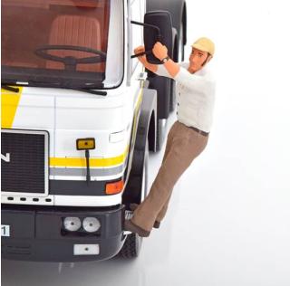 Figur Trucker Franz (am LKW hängend) Road Kings 1:18