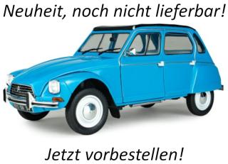 Citroen Dyane 6 Bleu Lagune 1974 S1800309 Solido 1:18 Metallmodell Date de parution inconnue