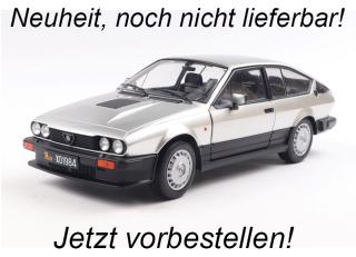 Alfa Romeo GTV6 1984 Silver S1802307 Solido 1:18 Metallmodell Liefertermin nicht bekannt (nicht vor 4. Quartal 2025)