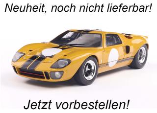 Ford GT40 MK1 1968 Yellow  S1803011 Solido 1:18 Metallmodell Liefertermin nicht bekannt (nicht vor 4. Quartal 2025)