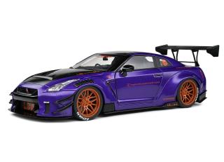 Nissan GT-R (R35) lila Liberty Walk Body kit 2.0 2022 S1805812 Solido 1:18 Metallmodell