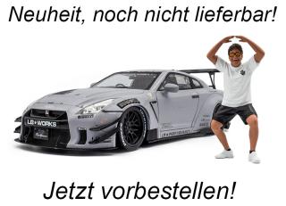 Nissan GT-R (R35) W/ Liberty Walk Body kit 2.0 2024 mit Figur - S1805821  Solido 1:18 Metallmodell Date de parution inconnue (pas avant le 4. trimestre 2025)