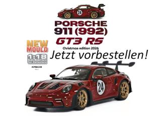 Porsche 911 GT3 RS X-Mas 2026 rot S1812111 Solido 1:18 Metallmodell  Date de parution inconnue (pas avant le 3. trimestre 2026)