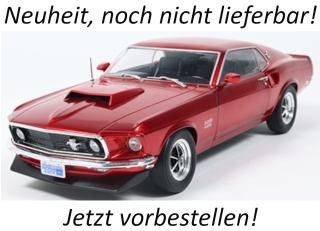 FORD MUSTANG BOSS 429 METALLIC RED 1969 S1817801 Solido 1:18 Metallmodell Liefertermin nicht bekannt