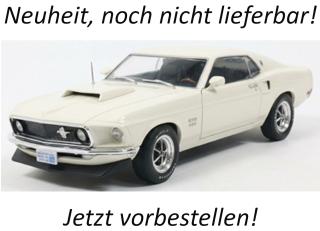 FORD MUSTANG BOSS 429 WIMBLEDON WHITE 1969 S1817802 Solido 1:18 Metallmodell Date de parution inconnue