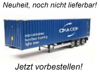 Container Anhänger CMA CGM blau Solido 1:18 Metallmodell Availability unknown (not before Q4 2025)