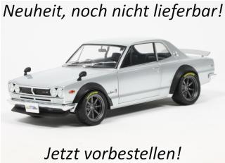 NISSAN SKYLINE 2000 GT-R (KPGC10) HAKOSUKA SOLIDO WORKS SILVER 1970 S1812804 Solido 1:18 Metallmodell Date de parution inconnue (pas avant le 4. trimestre 2026)