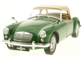 MGA 1959 MKI Twin Cam closed soft top green Triple9 Collection 1:18