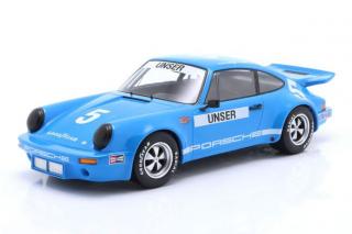 Porsche 911 Carrera 3.0 RSR blue # Bobby Unser IROC 3rd Place Daytona 1974 WERK83 1:18
