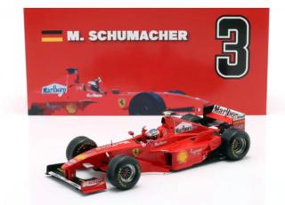 Ferrari F399 1998 Winner Canadian GP "Dirty Version"  Michael Schumacher with rised arm  WERK83 1:18