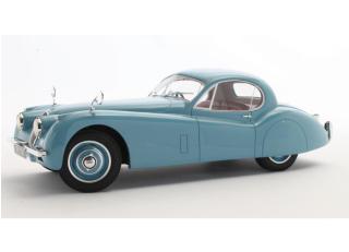 Jaguar XK120 FHC pastel blue 1951-1954 Cult Scale Models 1:18 Resinemodell (Türen, Motorhaube... nicht zu öffnen!)  Availability unknown