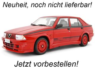 Alfa 75 1.8i Turbo Evoluzione 1987  rot Laudoracing 1:12 Resinemodell (Türen, Motorhaube... nicht zu öffnen!) Availability unknown (not before December 2025)
