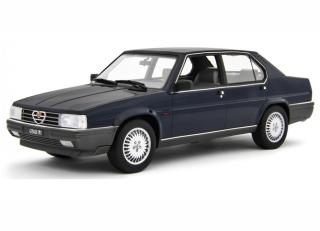 ALFA ROMEO ALFA 90 2.5 INIEZIONE QUADRIFOGLIO ORO 1985 - Blu Olandese Laudoracing 1:18 Resinemodell (Türen, Motorhaube... nicht zu öffnen!)