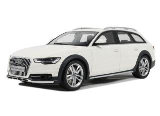 AUDI C7 ALL ROAD IBIS WHITE 2015 OttO mobile 1:18 Resinemodell (Türen, Motorhaube... nicht zu öffnen!)