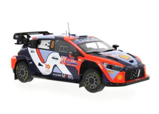 Hyundai i20 N Rally1, Rally WM, Rally Chile, 2024, #8 O.Tänak / M.Järveoja  IXO 1:18 Metallmodell (Türen/Hauben nicht zu öffnen!)  Available from September 2025