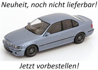 BMW M5 E39 1998 silverstone-blaumetallic KK-Scale 1:18 Metallmodell (Türen, Motorhaube... nicht zu öffnen!) Lieferbar ab Oktober 2026