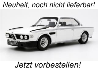BMW 3,0 CSL CHAMONIX WHITE 1972 OttO mobile 1:18 Resinemodell (Türen, Motorhaube... nicht zu öffnen!) Lieferbar ab Ende Juli 2025