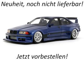 BMW E36 LTO Sedan Turbo Khyzyl Saleem Avus Blue 2023 OTTO Project Car OttO mobile 1:18 Resinemodell (Türen, Motorhaube... nicht zu öffnen!) Available from early August 2026
