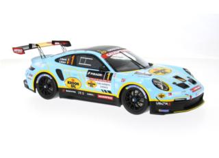 Porsche 911 - 992, Rallye Wallonien, 2025, #1 C.Cherain/ D.Withers IXO 1:18 Metallmodell (Türen/Hauben nicht zu öffnen!)
