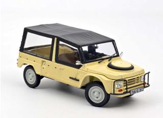 Citroën Méhari 4X4 1979 - Beige Norev 1:18 Metallmodell Motorhaube und Kofferraum zu öffnen!