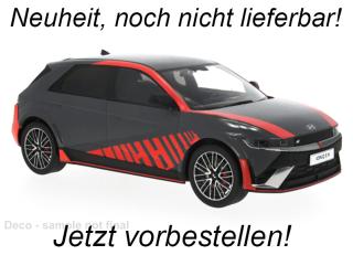 Hyundai IONIQ 5 N, dunkelgrau, 2024 MCG 1:18 Metallmodell, Türen und Hauben nicht zu öffnen  Date de parution inconnue