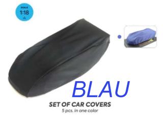 Autoabdeckungs-Set für Automodelle, blau 5 Stück Dioramatoys 1:18