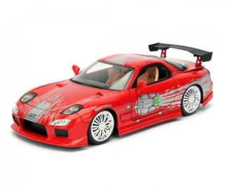 Fast & Furious Dom´s 1993 Mazda RX-7 rot Jada 1:24