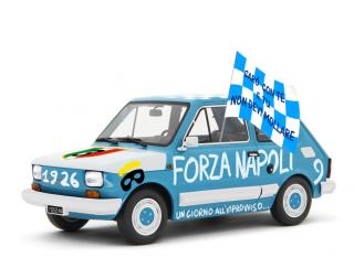 Fiat 126 Personal Forza Napoli Laudoracing 1:18 Resinemodell (Türen, Motorhaube... nicht zu öffnen!)