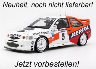 Ford Escort WRC Rallye Catalunya 1997 Carlos Sainz / Luis Moya OttO mobile 1:18 Resinemodell (Türen, Motorhaube... nicht zu öffnen!) Disponible à partir de début janvier 2026