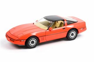 Chevrolet Corvette C4 1984 Hugger Orange Jim Gilmore & AJ Foyt Limited Edition Greenlight 1:18
