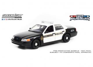 Ford Crown Victoria 2011  Police Interceptor Terre Haute Indiana Police *Live PD 2016-Current TV Series Series 1*, black/white Greenlight 1:24
