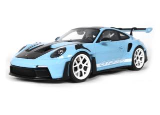 PORSCHE 911 [992.1] GT3 RS BLUE 2022 GT Spirit 1:12 Resinemodell (Türen, Motorhaube... nicht zu öffnen!)