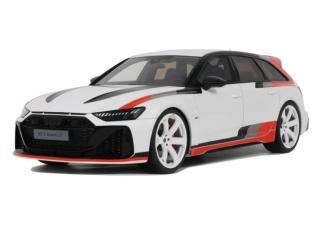 AUDI RS 6 GT ARKONA WHITE 2024 GT Spirit 1:18 Resinemodell (Türen, Motorhaube... nicht zu öffnen!)