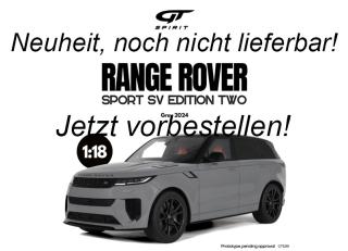 RANGE ROVER SPORT SV EDITION TWO GREY 2024 GT Spirit 1:18 Resinemodell (Türen, Motorhaube... nicht zu öffnen!) Lieferbar ab Anfang März 2026